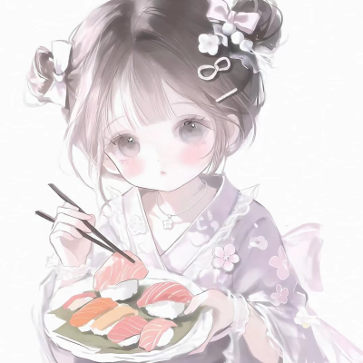 女头像手绘
