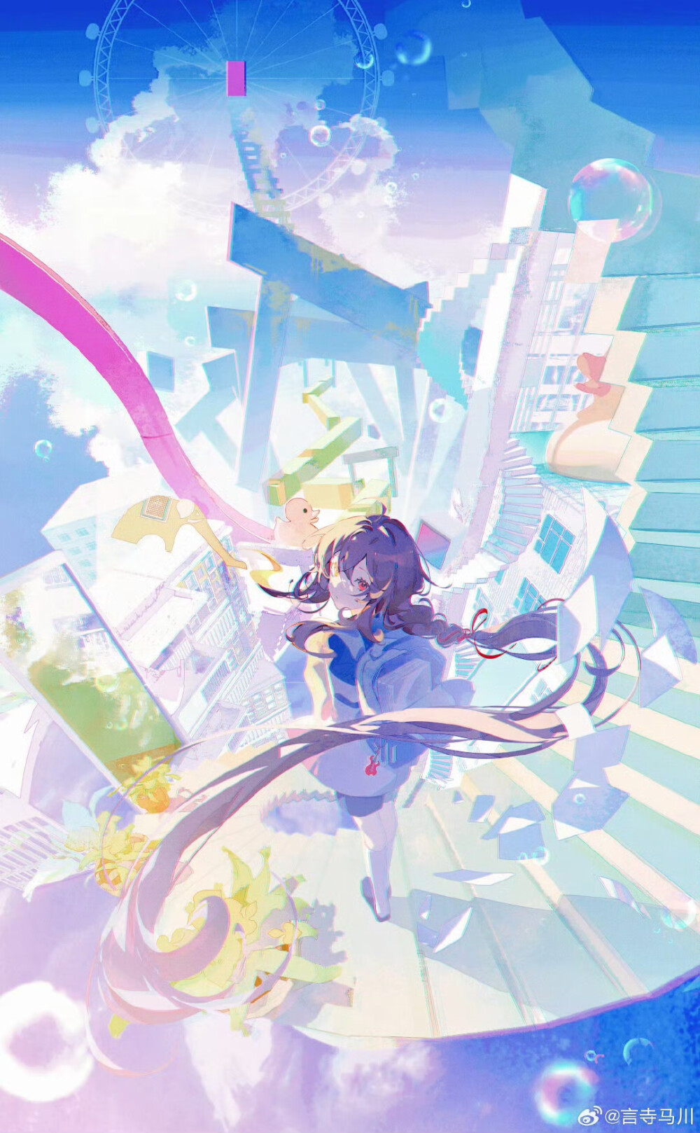 插画精选｜画师：言寺马川