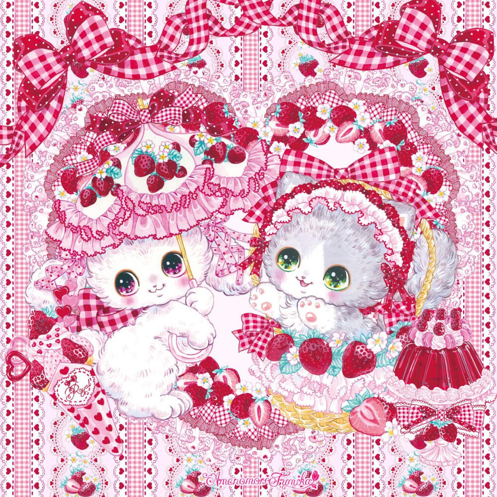 昭和复古少女心插画
原画师：AmenomoriFumika