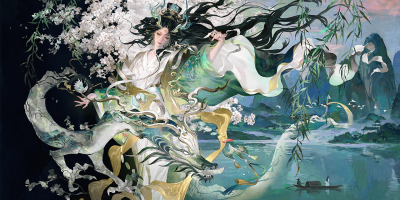 阴阳师 【臻藏/典藏】龙珏·司霖天青
龙隐山色