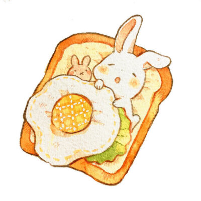 可爱小兔子插画
原画师ins:mokarooru
原画师围脖：mokarooru_0x0