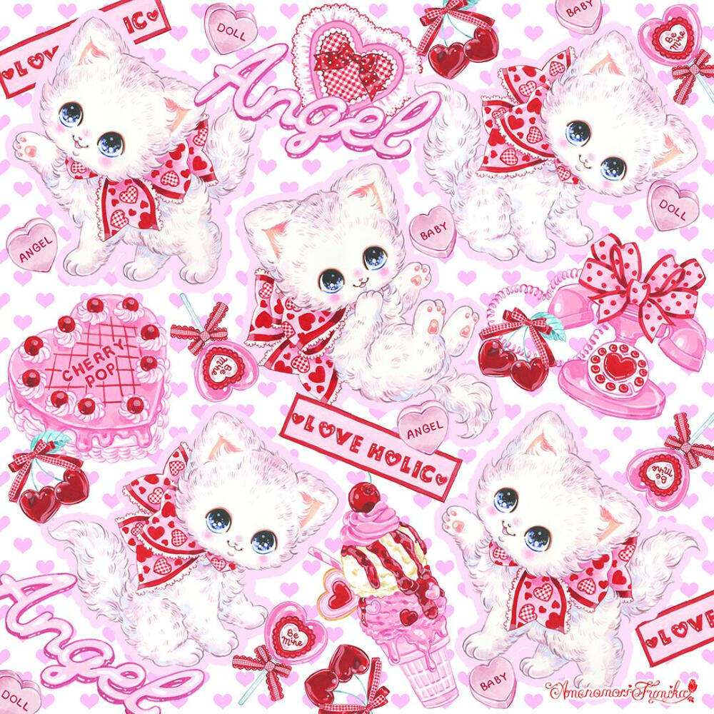 昭和复古少女心插画
原画师：AmenomoriFumika