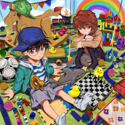 江户川柯南 & 灰原哀(❁´ω`❁) (❁´ω`❁)
#动漫# #名侦探柯南# X:segami_poyo ​​