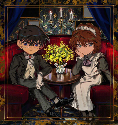 江户川柯南 & 灰原哀(❁´ω`❁) (❁´ω`❁)
#动漫# #名侦探柯南# X:segami_poyo ​​