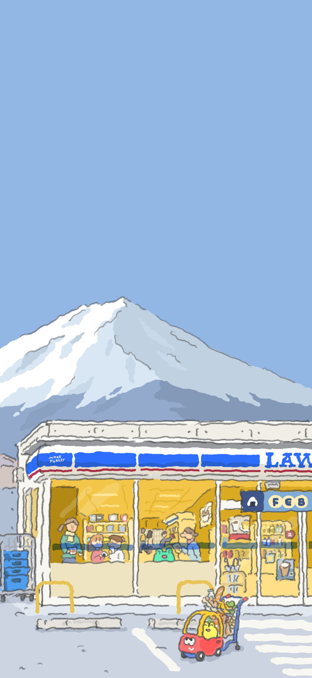 小清新治愈系插画 ins：moreparsley