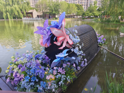 背景 船