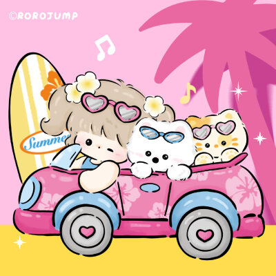 加州海岸漫游海边兜兜风/盛夏冲浪板
