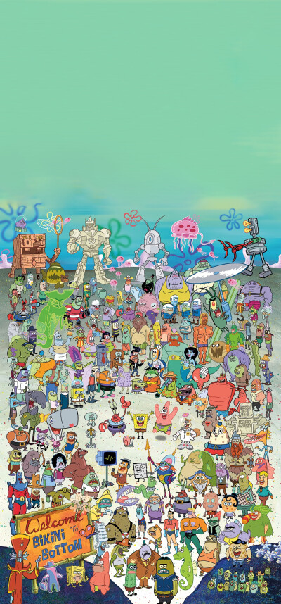 比奇堡全家福壁纸