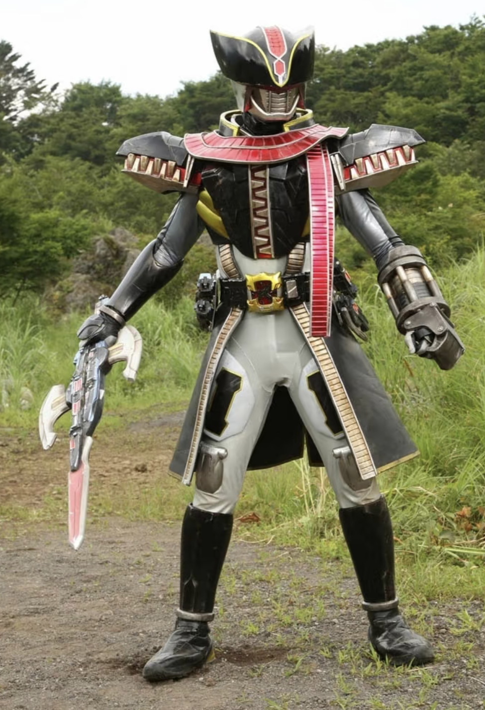 假面骑士劫持幽汽。《剧场版 再见了假面骑士电王 最后的倒计时》。(侵权删)