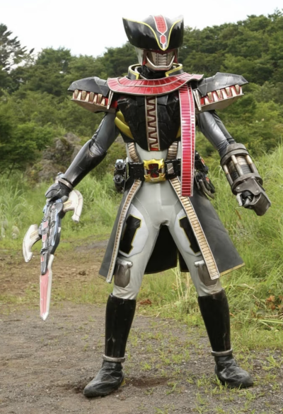 假面骑士劫持幽汽。《剧场版 再见了假面骑士电王 最后的倒计时》。(侵权删)