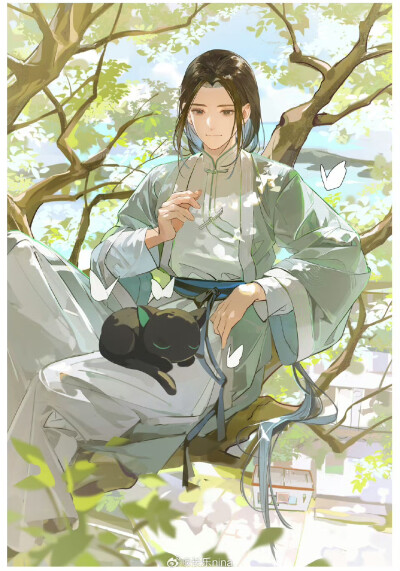 夏天～当然是要吃吃冰！睡睡觉啦
画师：长乐nina
#电影罗小黑战记2# 