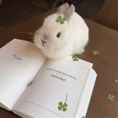 绿色系四叶草背景图