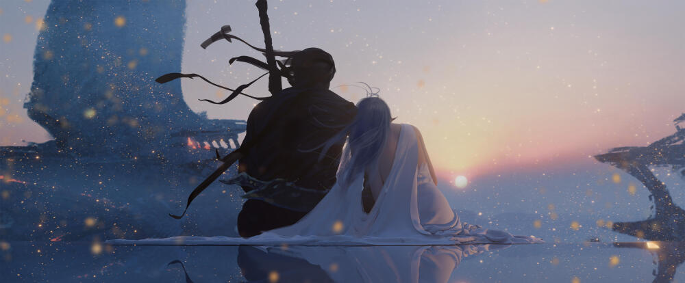 wlop鬼刀壁纸——刀烟