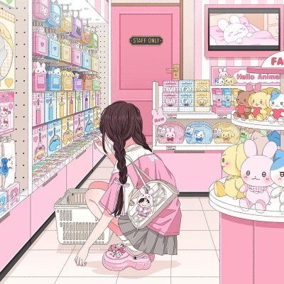 粉色少女心背景图