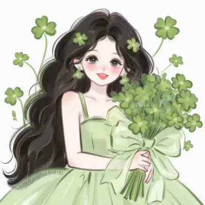 绿色系治愈头像