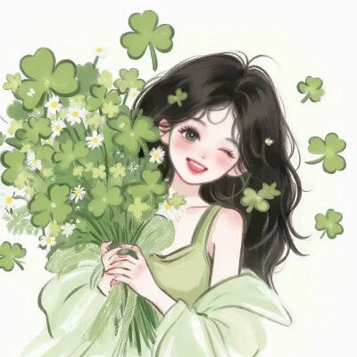 绿色系治愈头像