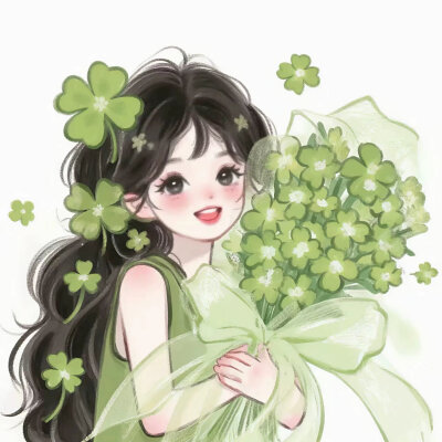 绿色系治愈头像