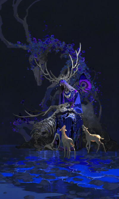 插画精选｜画师：伊吹鸡腿子