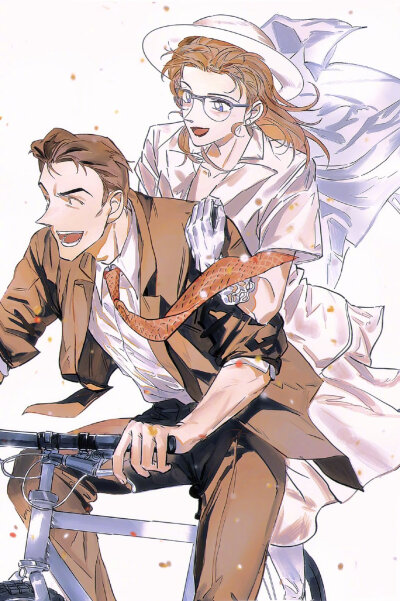 毛利小五郎&妃英理
画师：kogorobot