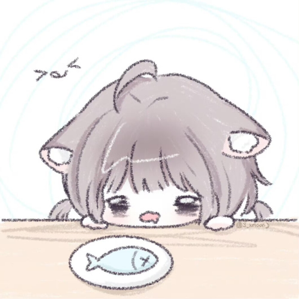 可爱头像(՞_   ̫ _՞)ᐝ ​​​
画师：3_xmoon
#动漫女头#