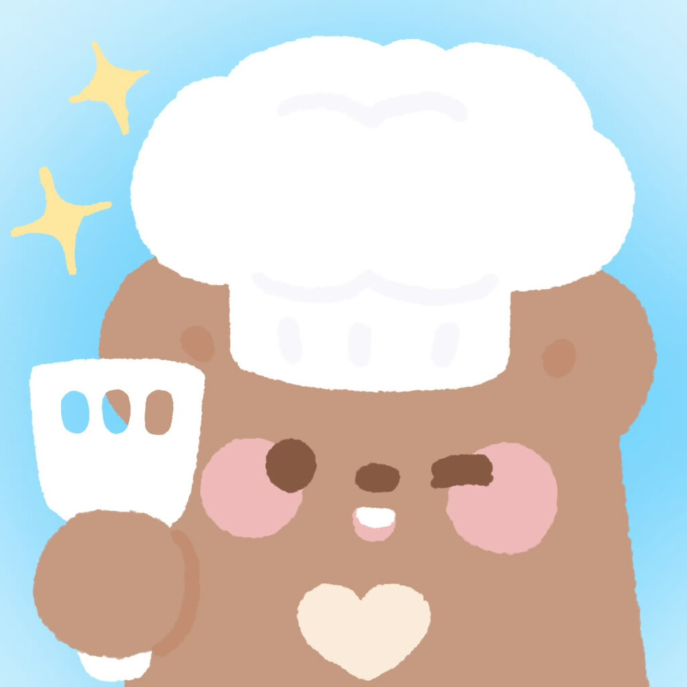 可爱双人头像
画师：黑熊熊茶
#插画情头#