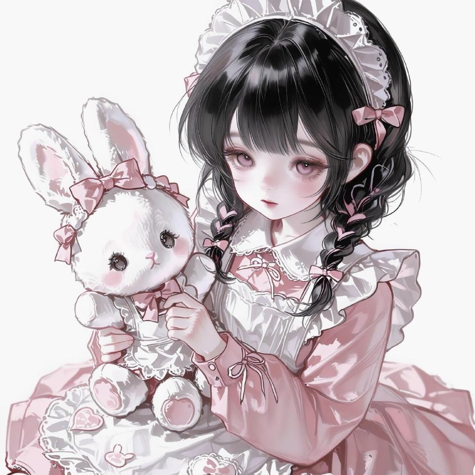 ♡Milk-rabbit-planet♡＃动漫头像＃Wechat头像＃古风头像＃可爱头像＃可爱女头＃手绘头像＃情侣头像＃黑白头像