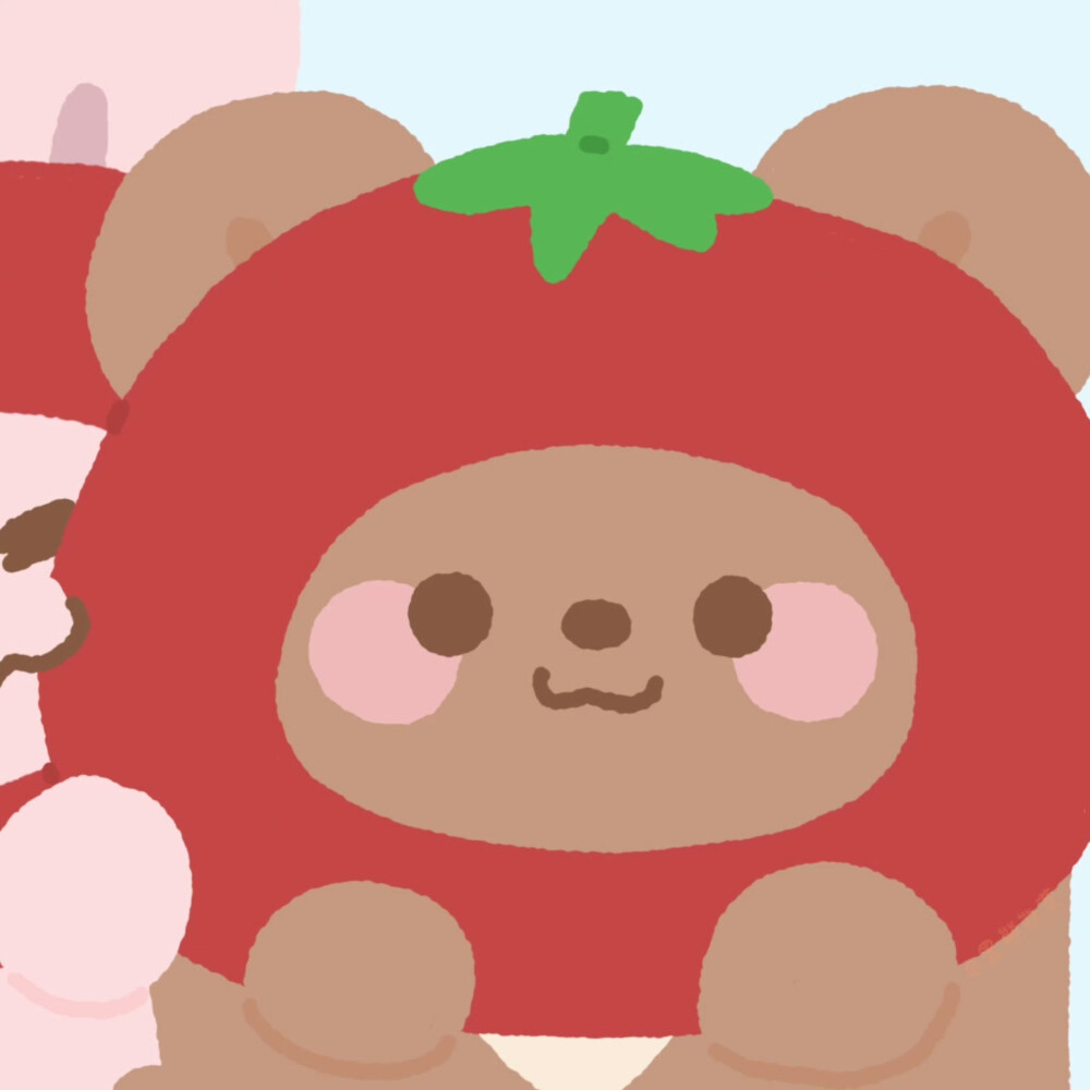 可爱双人头像
画师：黑熊熊茶
#插画情头#