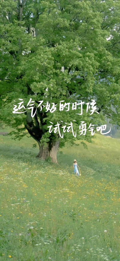 治愈系手写文字壁纸 ​​​