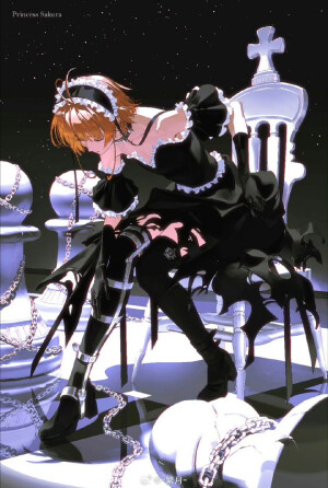 #翼年代记##小樱# 无法痊愈的右腿 ​
插画精选｜画师：-繁月-