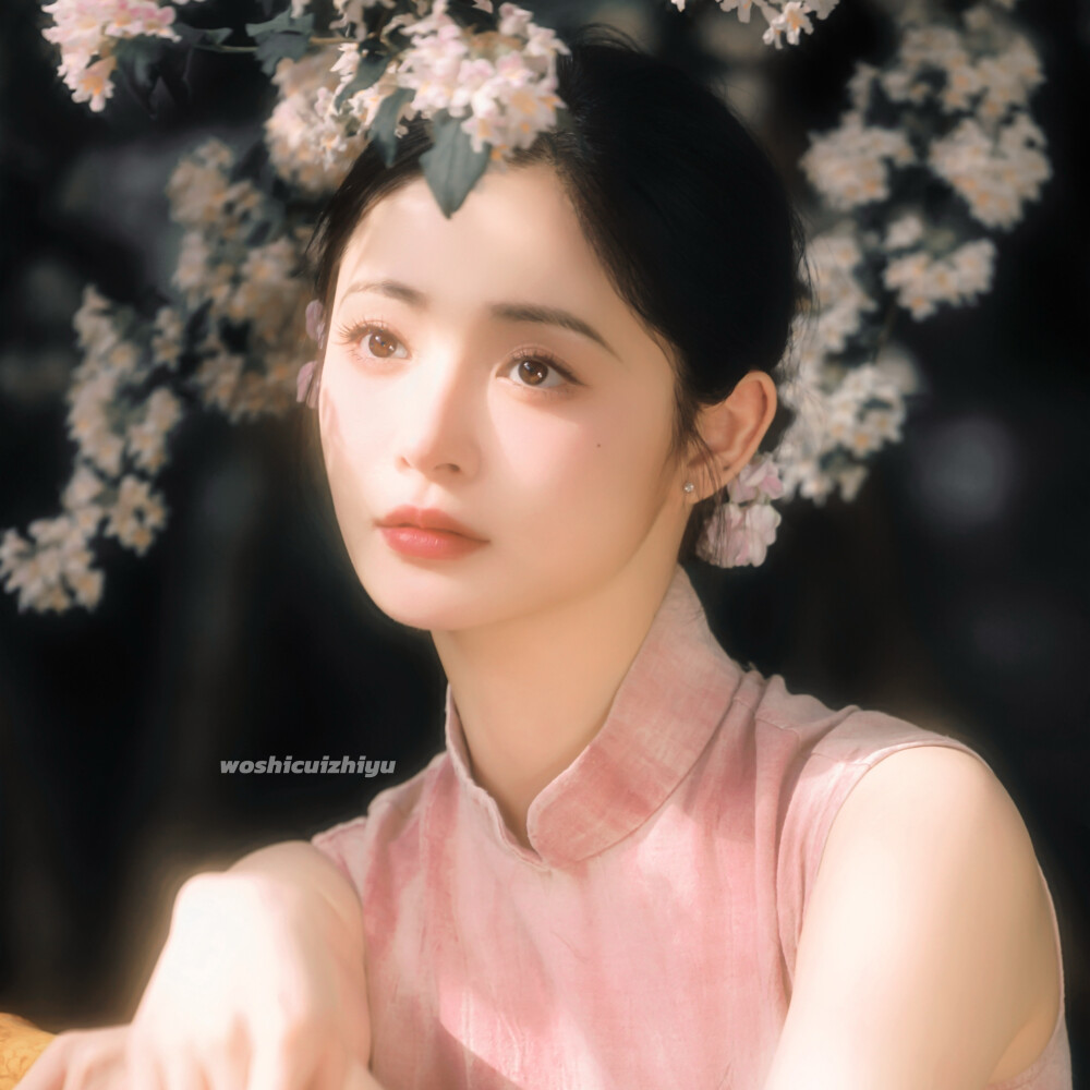 遇见她 如春水印梨花