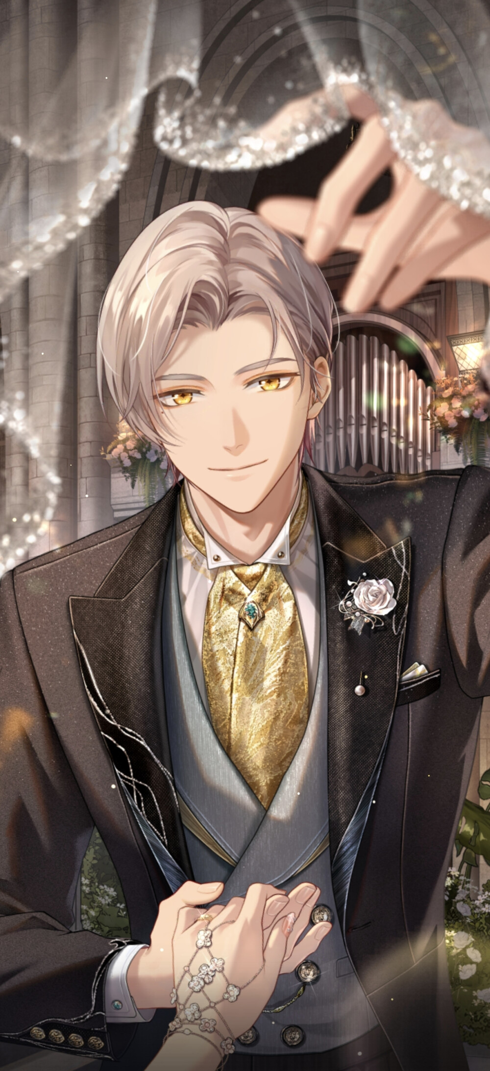 《未定事件簿》莫弈
图源《未定事件簿》：「你是我心动的唯一真相」五周年周年庆活动——剧情截图