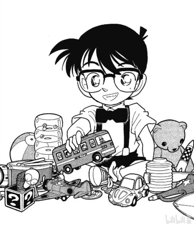 黑白漫画/名侦探柯南