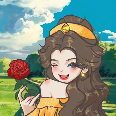 迪士尼公主头像