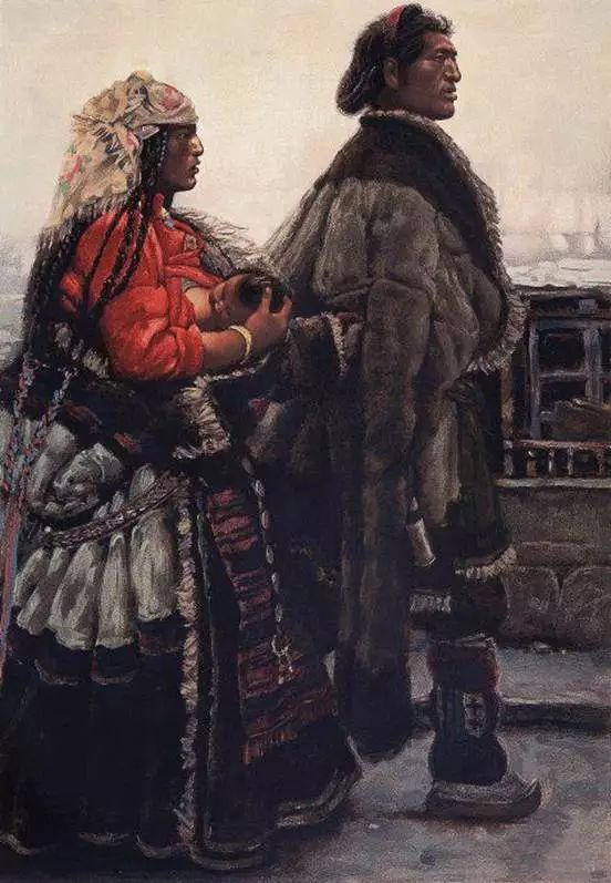 《进城之二》
陈丹青  1980年  油画纸油彩  45×70cm
