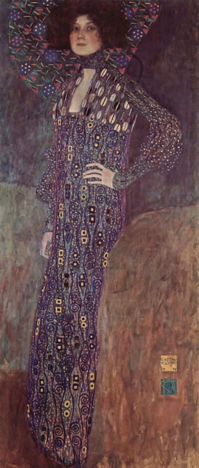 《艾米莉·弗格肖像》
1902年
帆布油画
178 x 80 cm
奥地利维也纳维也纳博物馆

