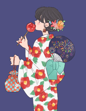 和服少女