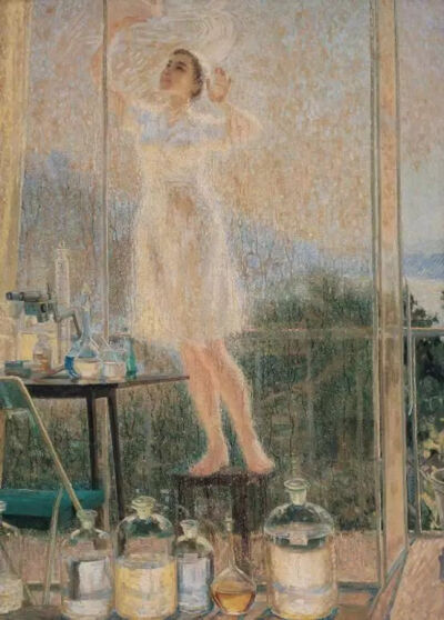 《雨过天晴》
王大同  1979年  画布油彩  160×112cm  中国美术馆藏
