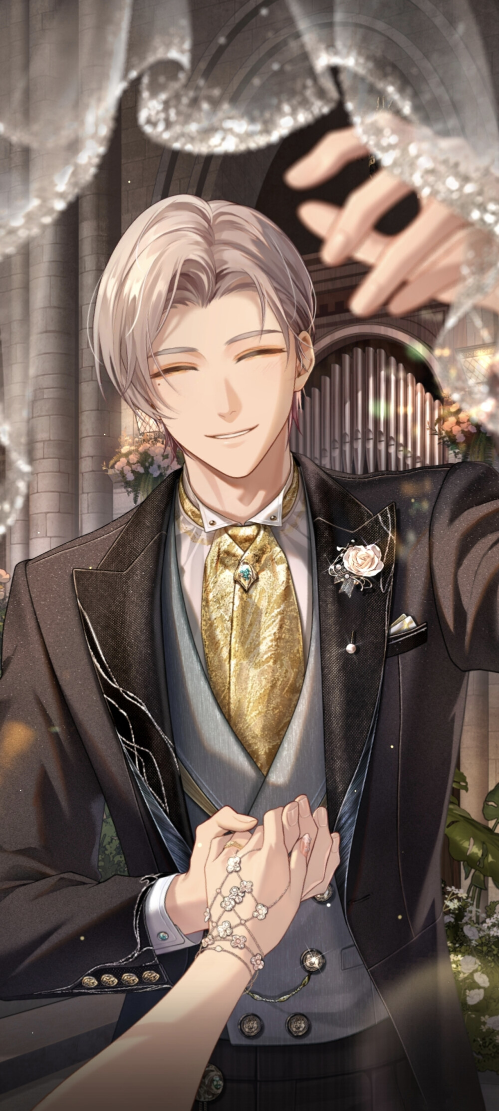 《未定事件簿》莫弈
图源《未定事件簿》：「你是我心动的唯一真相」五周年周年庆活动——剧情截图