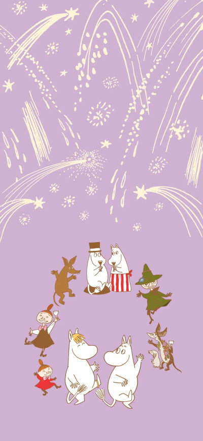 是可爱的姆明呀！