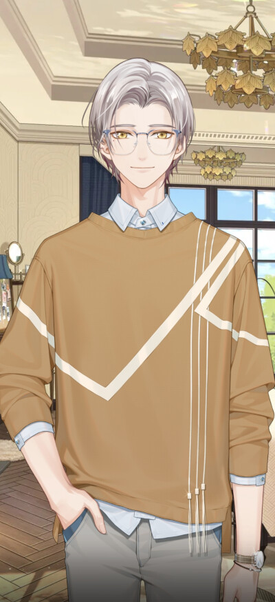 《未定事件簿》莫弈
图源《未定事件簿》：「你是我心动的唯一真相」五周年周年庆活动——剧情截图