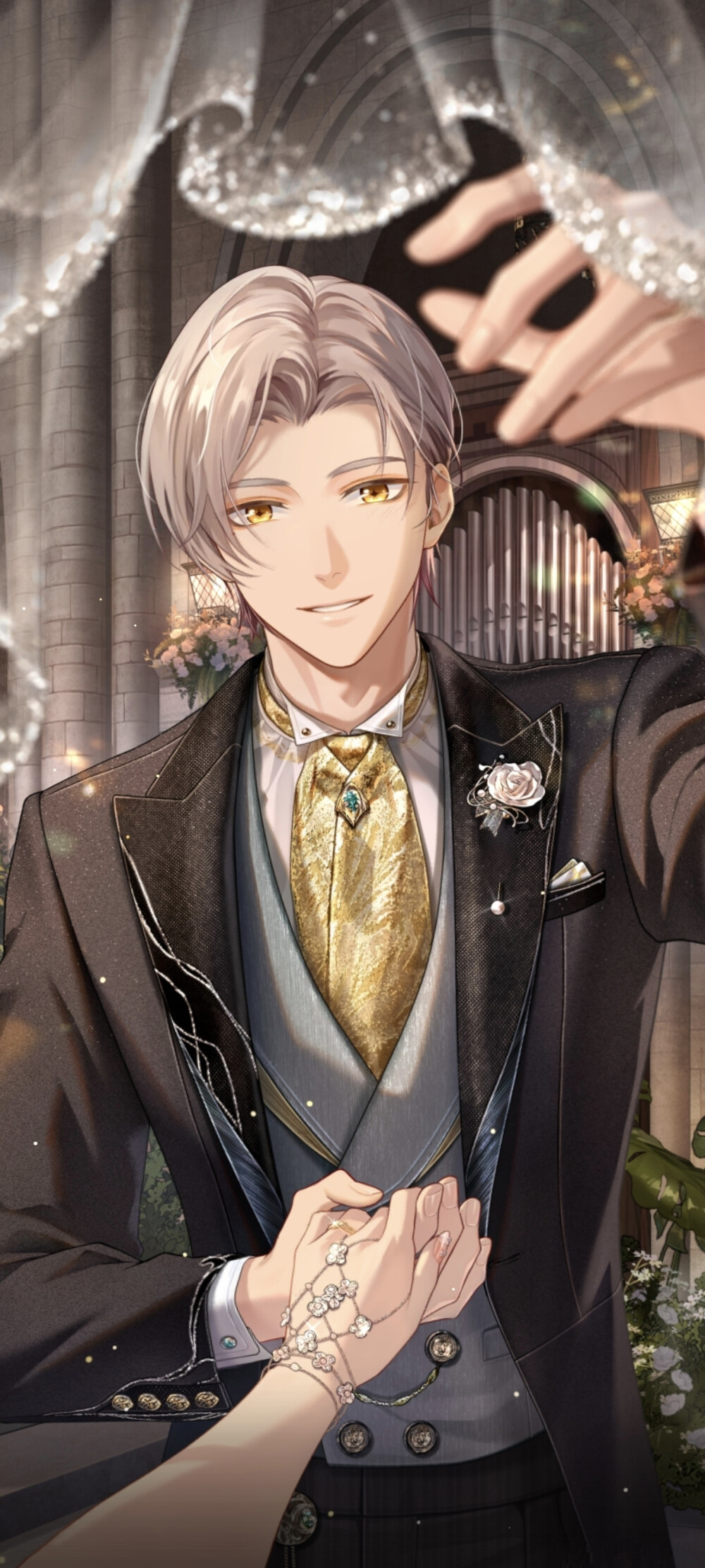 《未定事件簿》莫弈
图源《未定事件簿》：「你是我心动的唯一真相」五周年周年庆活动——剧情截图