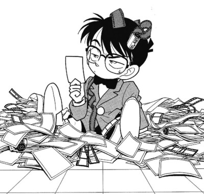 黑白漫画/名侦探柯南