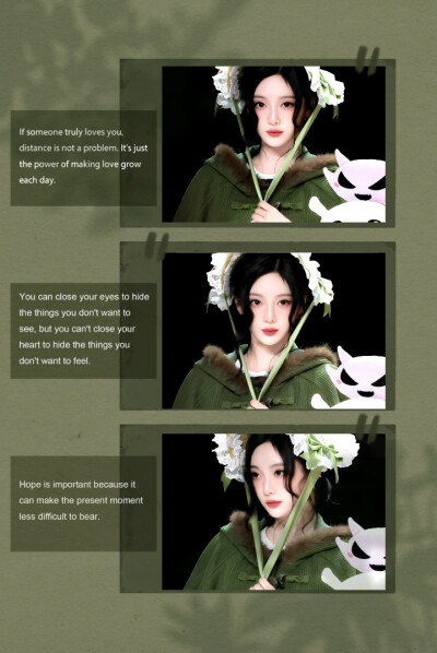 “街角的白山茶偷窥了少女的热爱。”