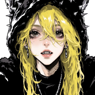 朋克少女 闺蜜头像
