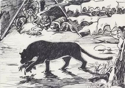 吕谦的绘本，针管笔，钢笔，25cm×19cm