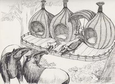吕谦的绘本，针管笔，钢笔，25cm×19cm