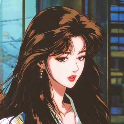AI复古少女 头像