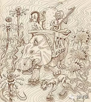 吕谦的绘本，针管笔，钢笔，25cm×19cm