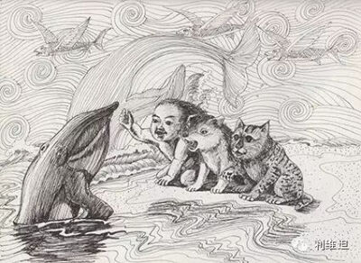 吕谦的绘本，针管笔，钢笔，25cm×19cm