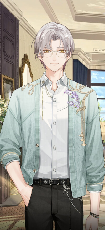 《未定事件簿》莫弈
图源《未定事件簿》：「你是我心动的唯一真相」五周年周年庆活动——剧情截图